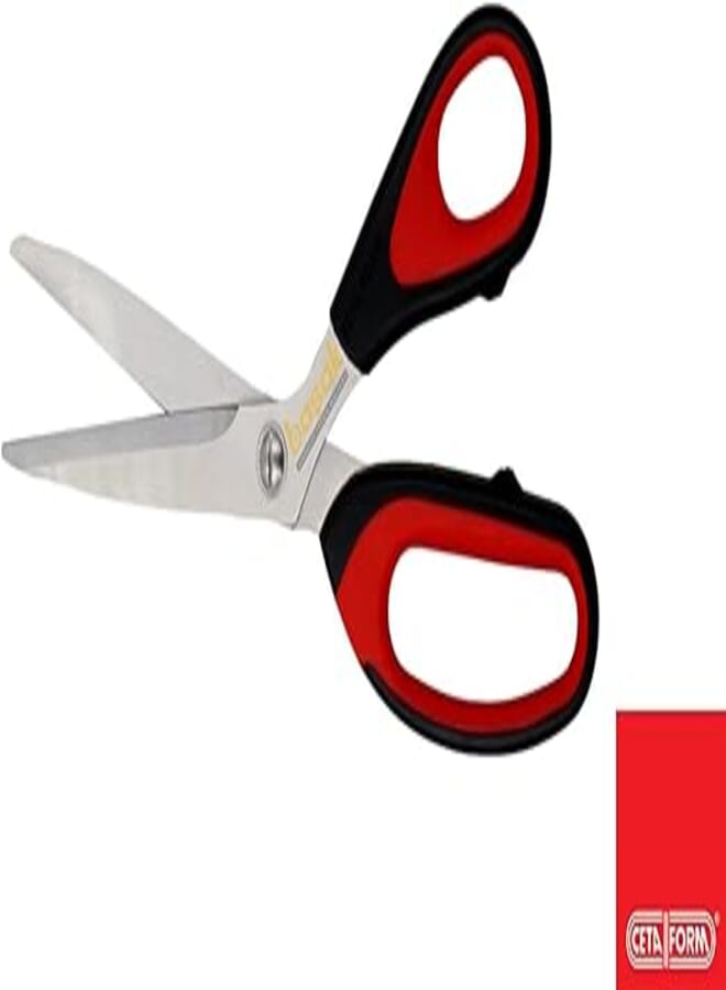 Ceta Form Stationery Scissors 250 MM - Black Red
